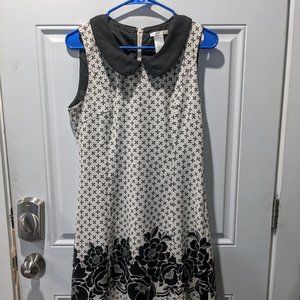 Unique Black & White Mod Dress